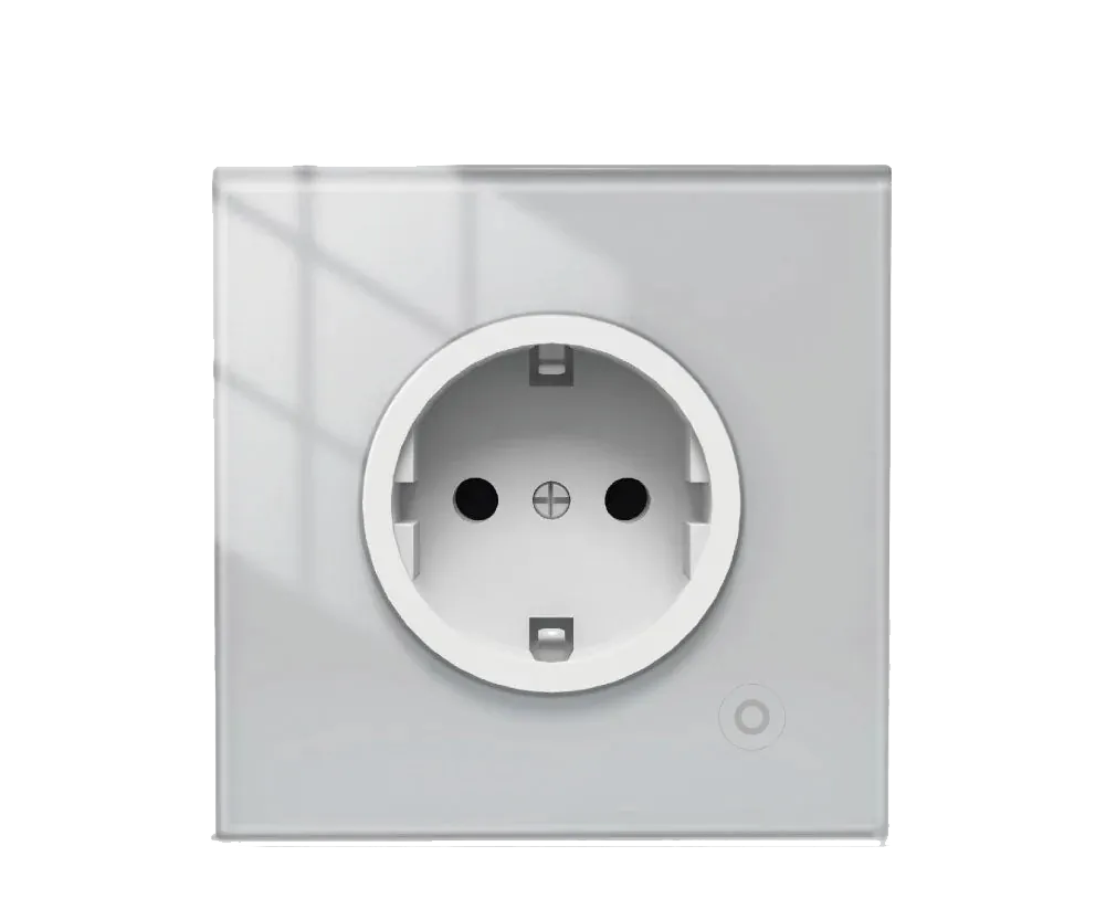 Wall socket with energy metering