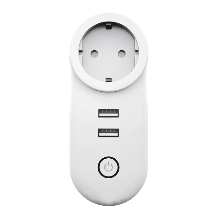 Enchufe ZigBee con 2 puertos USB