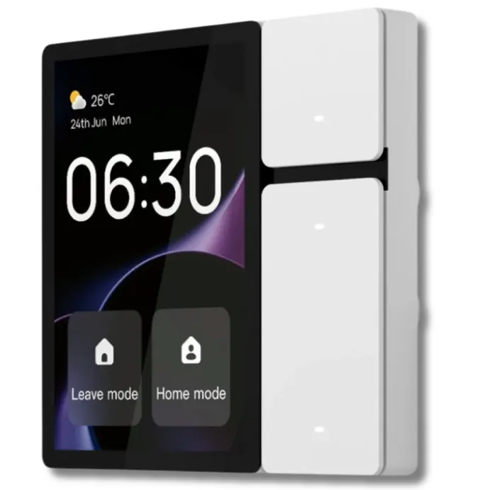 Control panel with 3.5'' screen